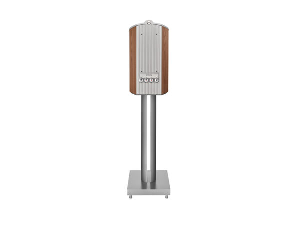 805 D4 Satin Walnut Rear on FS HTM D4 Silver