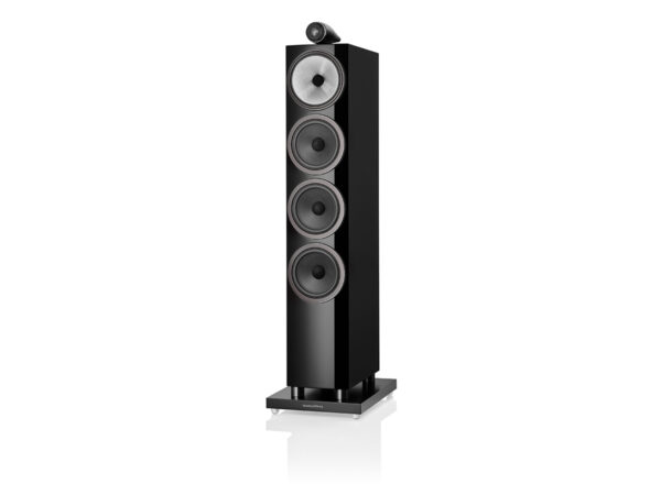 BW 702 S3 Gloss Black Front Angle