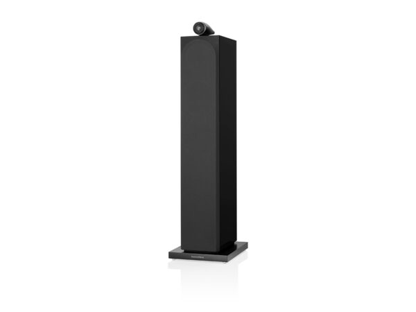 BW 703 S3 Gloss Black Front Angle with Grille