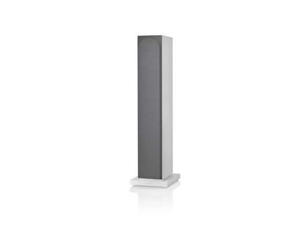 BW 704 S3 Satin White Front Angle with Grille