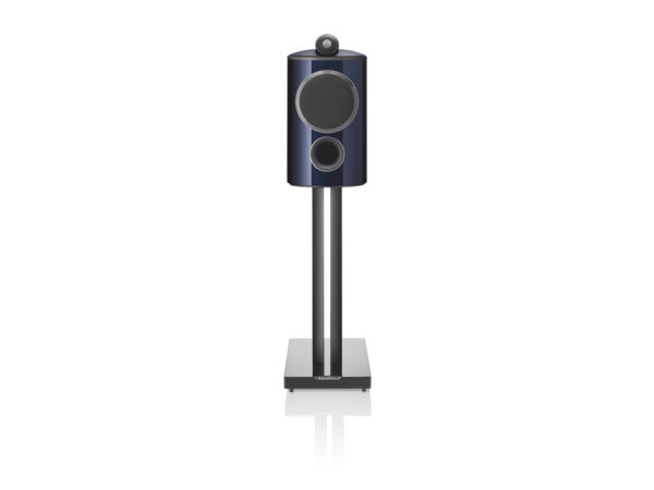 BW 805 D4 Signature Midnight Blue Metallic Front on Stand Grille On